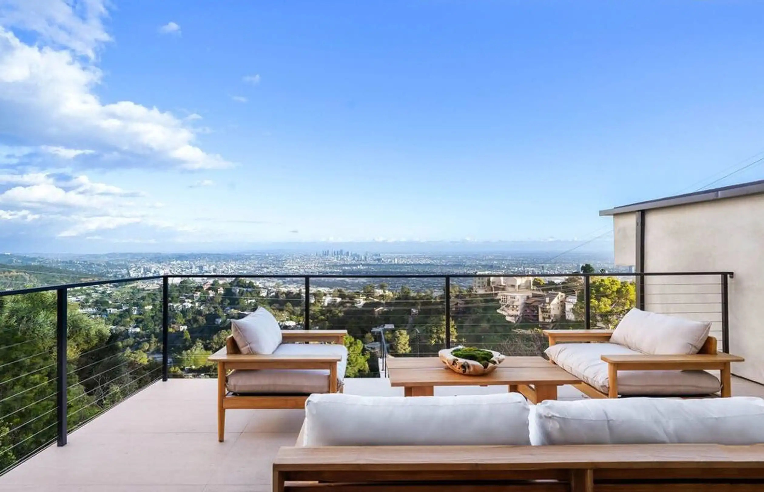 home views sky blue